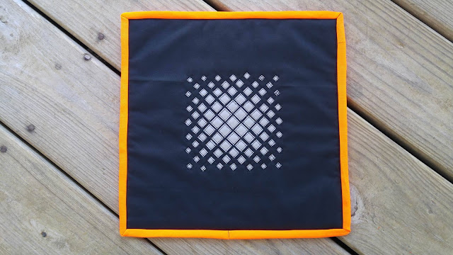 Reflective mini quilt for Project Quilting by Slice of Pi Quilts