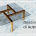 Membuat desain meja di AutoCAD