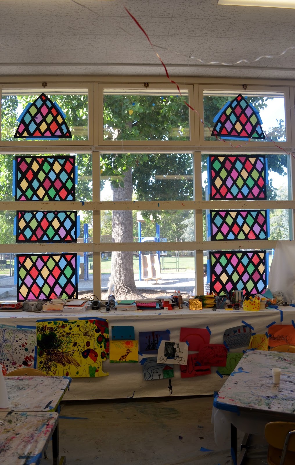 How to Make your Own Fake Stained Glass Windows Sunshine Guerrilla
