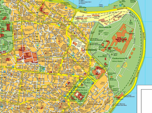 Mapa de Istambul
