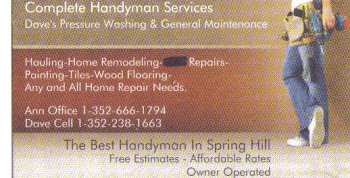 Best Handyman In Spring Hill