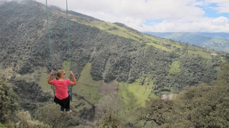 The Wildest Swing in Your Life in Ecuador