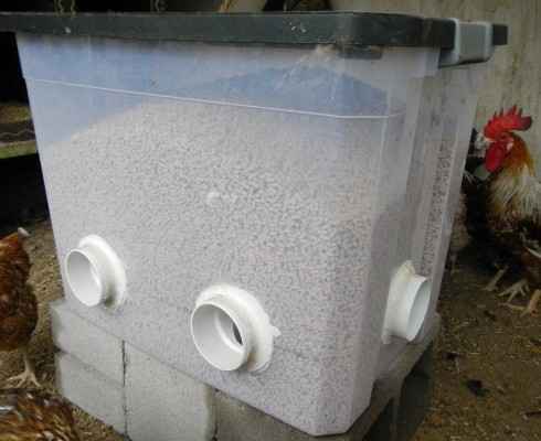 simple diy chicken feeder simple diy chicken feeder