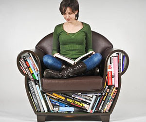 Super Bookworm Perfect Curl Up Chair Hollow Chair