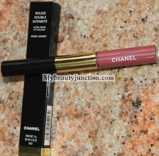 Chanel Rouge Double Intensite Rose Garnet lip colour swatch: My HG