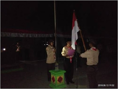 KWARAN NGRAMPAL, LAKUKAN MALAM RENUNGAN DAN ULANG JANJI SAMBUT HARI PRAMUKA