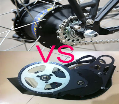 Mid drive VS hub motor