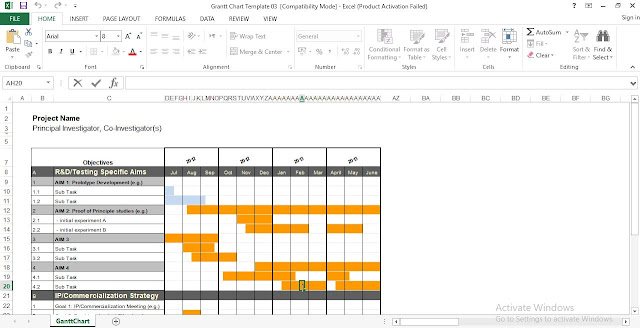 Gantt Chart Excel Download