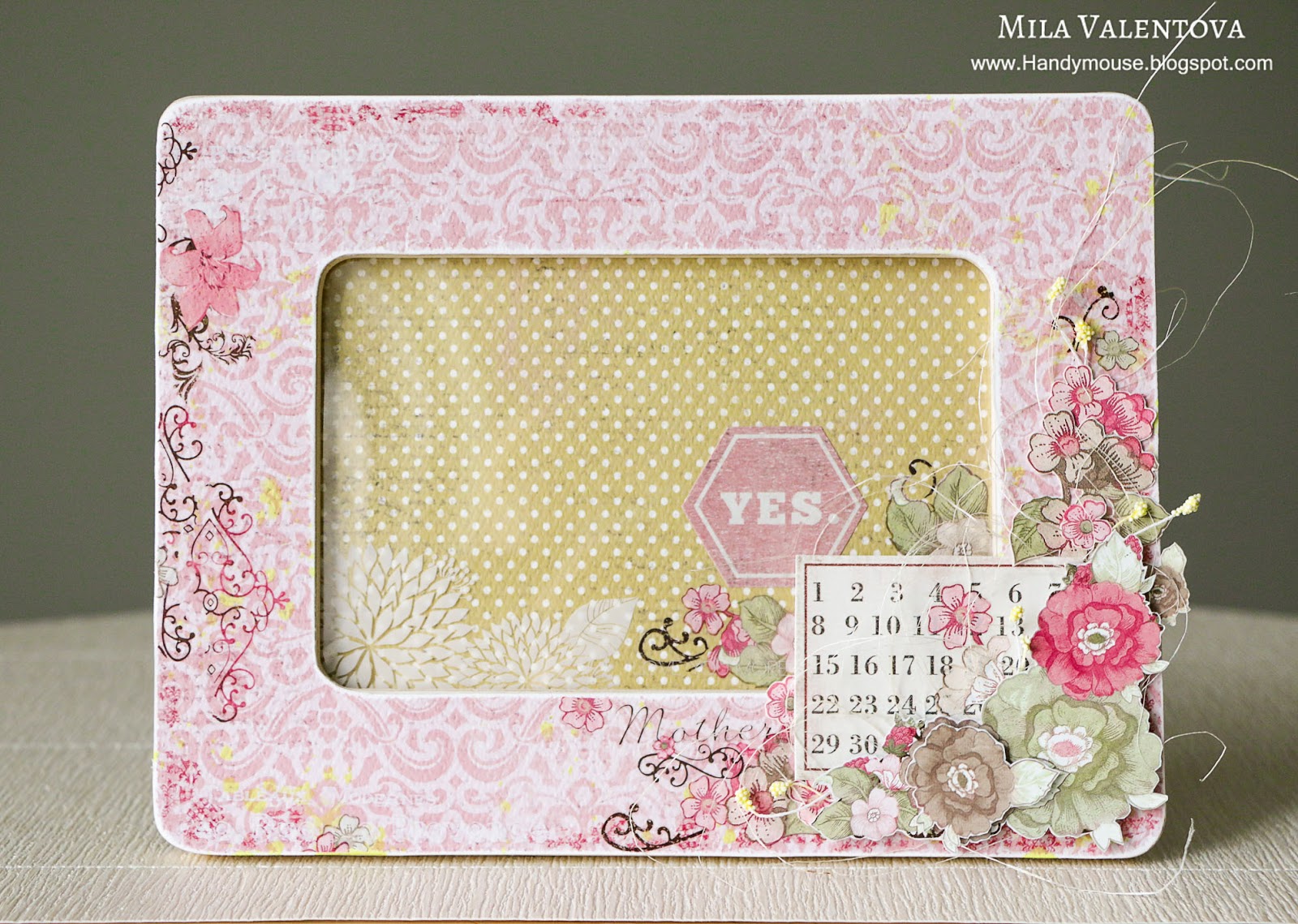 Photo-frame-mather-Mila-Valentova. Фоторамка "Для мамы" Мила Валентова.
