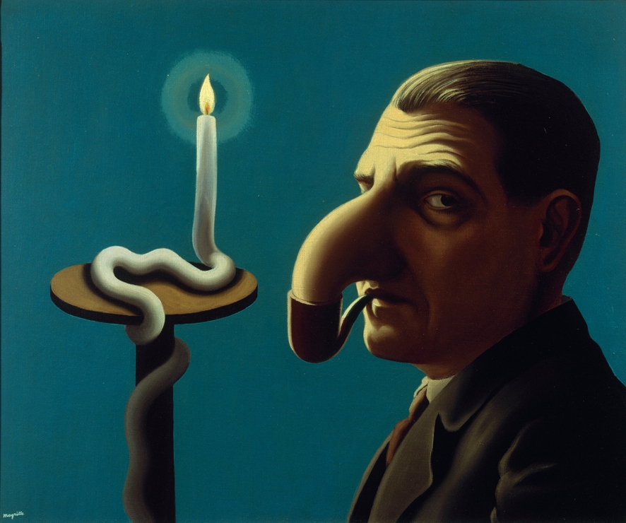 carpeta Íntimo Pensativo Cuerpo y tiempo: Exposición de René Magritte en el Centro Pompidou, París