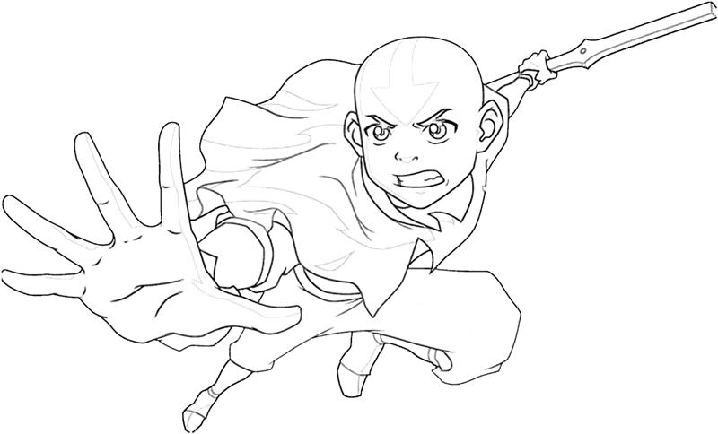 aang coloring pages - photo #8