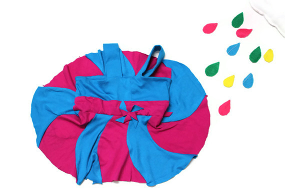 colorblocked pinwheel jumper