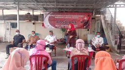 Rosdiana Anggota DPRD Lampung Selatan  Sosialisasikan Perda No 05 Tahun 2020 Di Kecamatan Jati Agung
