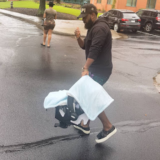 Photo :Timaya steps out with new born son Photo :Timaya steps out with new born son