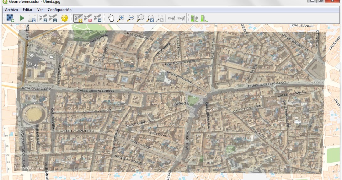 Cartografía Digital: Georreferenciar imágenes con QGIS.