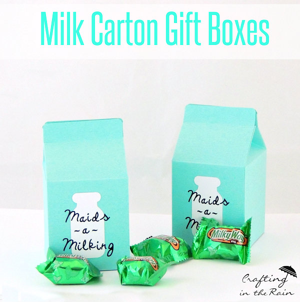 milk carton gift boxes