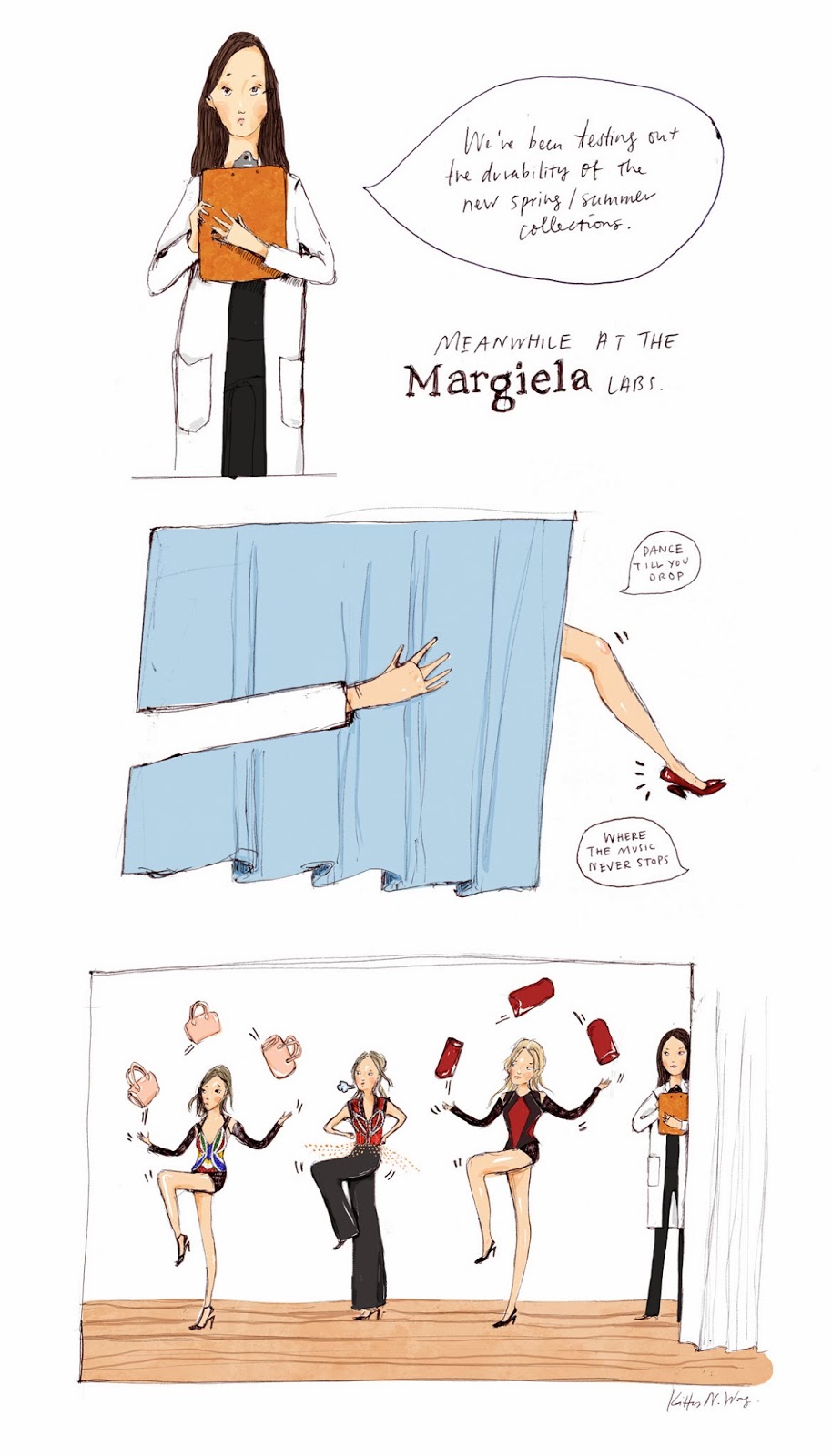 Kitty N. Wong / Martin Margiela fashion laboratory comic