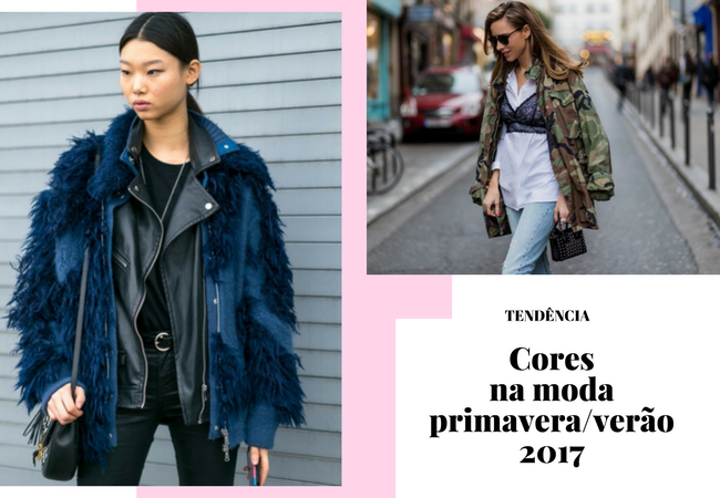 Tendência: Cores na moda primavera/verão 2017 Tendência: Cores na moda primavera/verão 2017