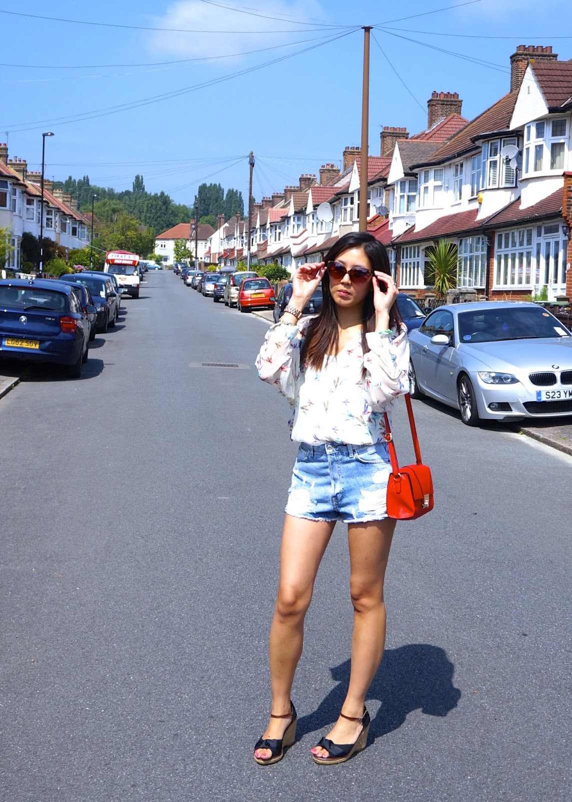 Distressed Boyfriend Shorts