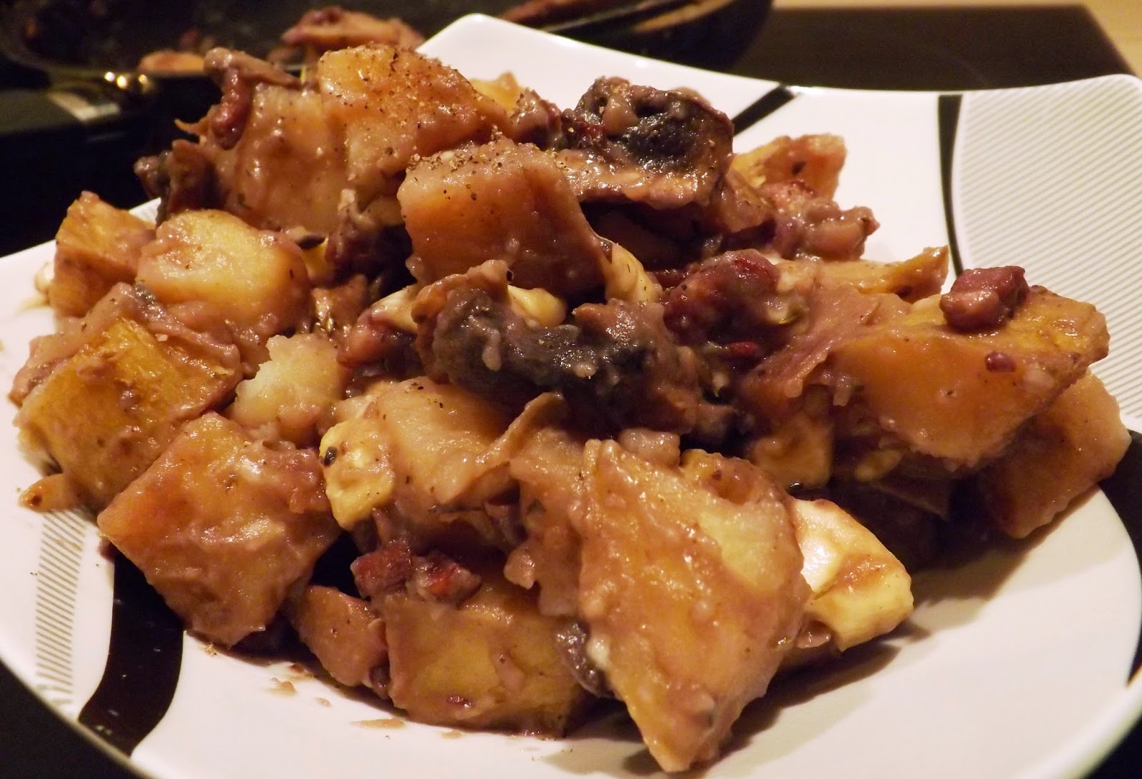 Celle qui cuisinait ou le plaisir de cuisiner Un reste de pommes de terre deux recyclages de