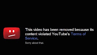 YouTube takedown notice image