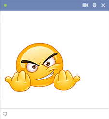 Bring it on Lets fight emoticon