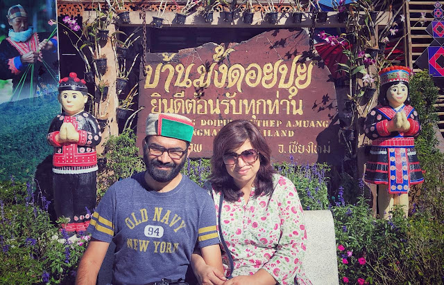 Temple on the Hill, Tribe in the forest, and more in Chiang Mai || 10-Day Vacation in Thailand (Day 2) Here are the previous posts in this series: How we arrived on our itinerary Visa on Arrival Mayhem Mystery of the Missing Hotel Booking Weekend Market and Various Wats After a good night's sleep, we woke up fresh and eager to explore some more. On Day 1, we had booked a half-day tour to Wat Phra That Doi Suthep and Doi Pui Hmong Hill Tribe for Day 2 morning. The minivan was to pick us up between 8-8:30 from our hotel. We were ready by 7:30 and had breakfast at our Hotel, which was sausages, eggs, and toast for 80 Baht/person. We had our fill because we knew that the next opportunity to eat would be at around 2pm, once we were back from Doi Suthep.