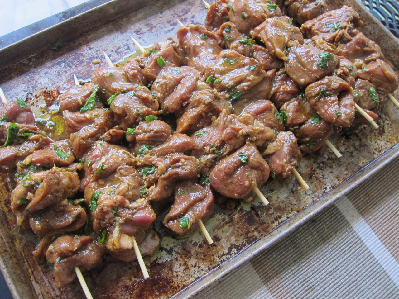 Cuisine Ici Moroccan Lamb Kebab Harissa