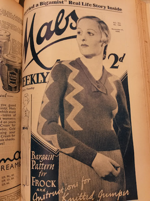 The Vintage Pattern Files: Free 1930s Knitting Pattern - Zig-Zag Stripes The Vintage Pattern Files: Free 1930s Knitting Pattern - Zig-Zag Stripes
