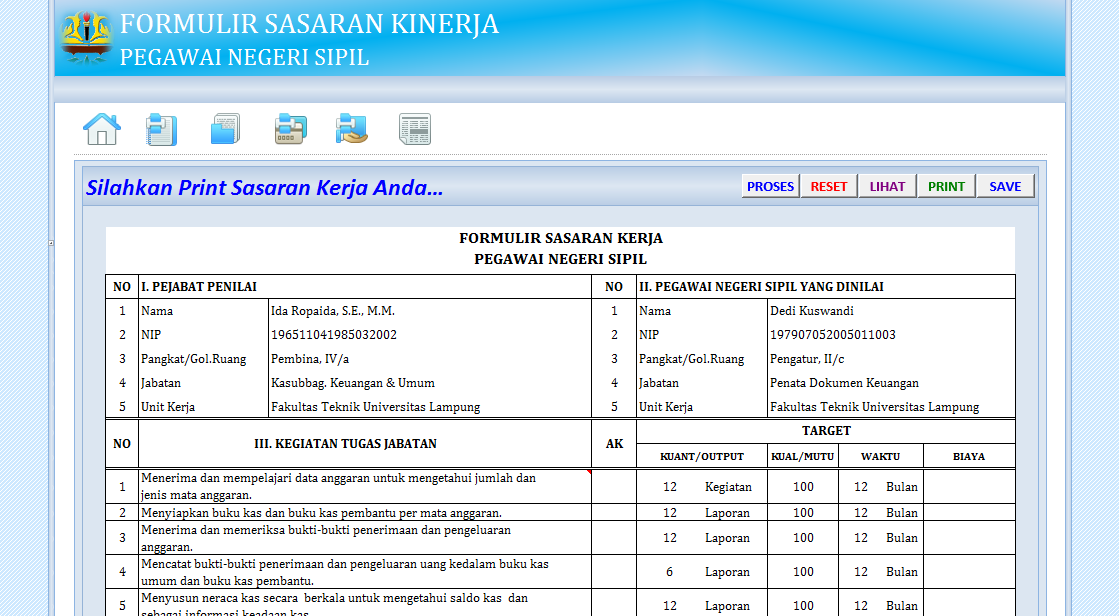 Download Aplikasi Excel Formulir Skp Terbaru Excelmaniacs