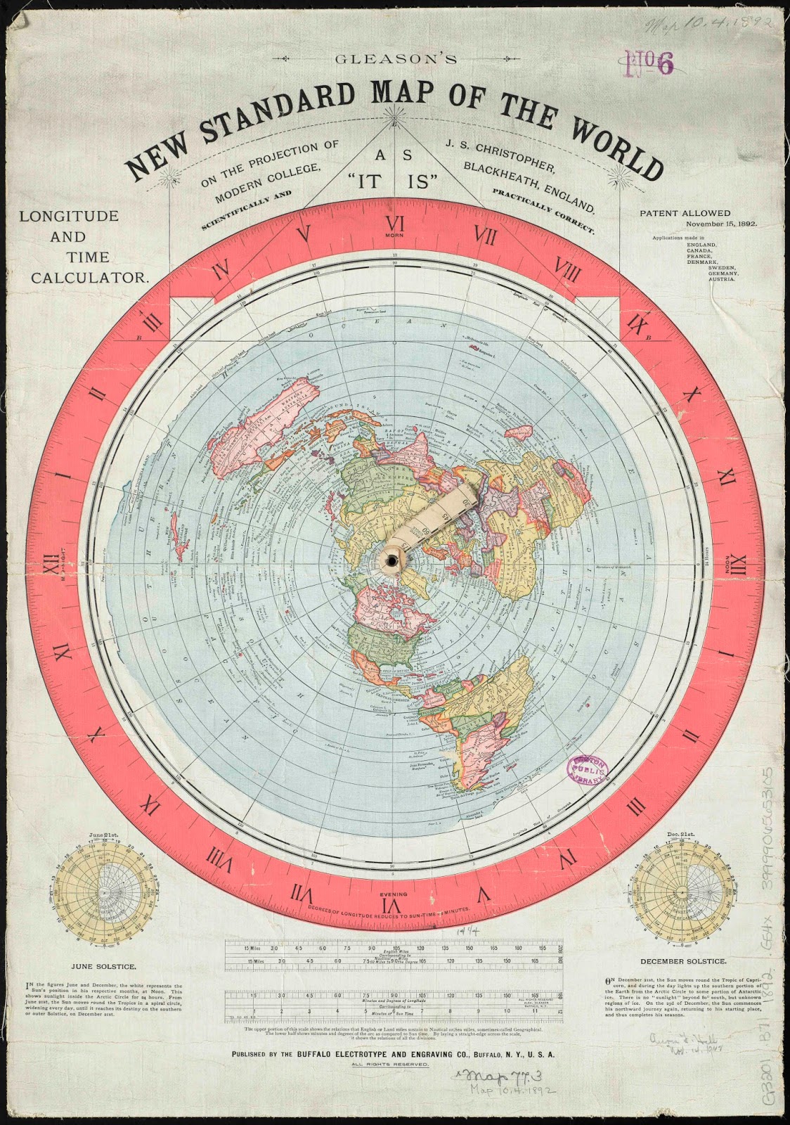 Flat Earth vs. Round Earth: The Flat Earth Map