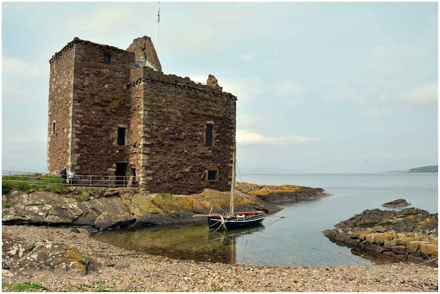 Portencross castle Ayrshire Scotland