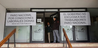 Usuarios molestos por continuidad de paro del servicio público en La Araucanía
