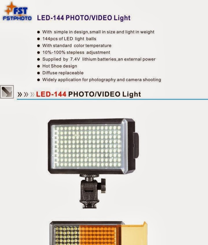 Video Camera Mount Lights