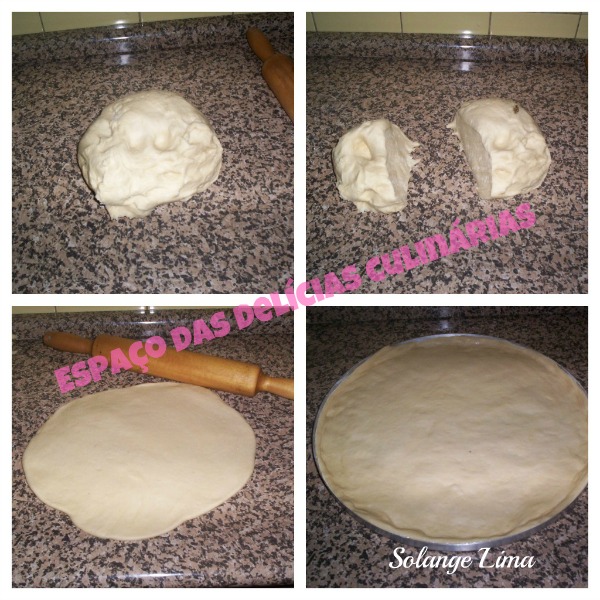 Pizza de sardinha e mussarela Espaço das delícias culinárias