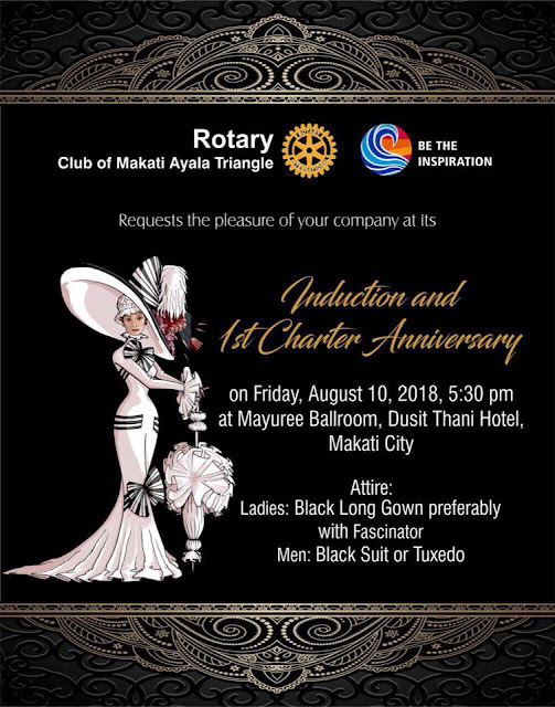 Rotary Club of Makati Ayala Triangle Induction and 1st Charter Anniversary