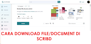 Cara Download File di SCRIBD