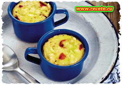 Quiche in a tin cup Quiche in a tin cup