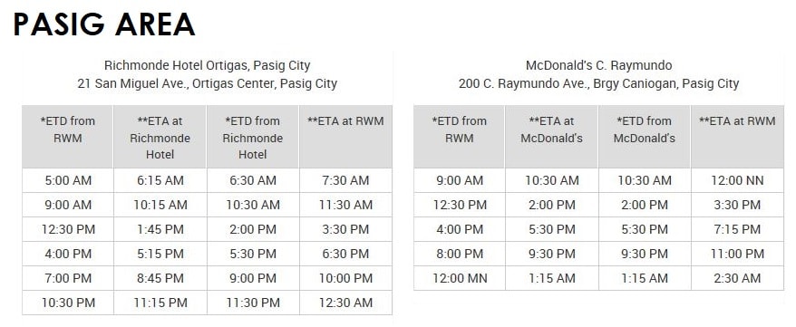 Resorts World Manila free shuttle service, Resorts World Manila, free shuttle service to RWM, travel, travel hacks, Philippine Travel