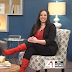 HALL OF FAMER KELLY NYBERG BRILLIANTLY DEBUTS A PAIR OF BRILLIANTLY BRIGHT RED SUEDE BOOTS!!!