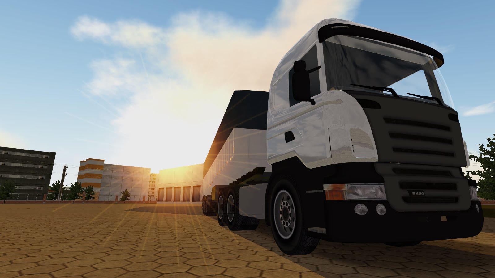 Download Game Heavy Truck Simulator Mod Apk Unlocked v1.920