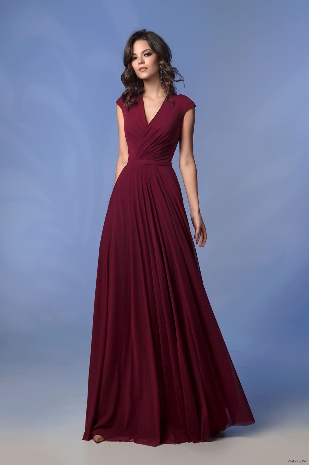 Más de 80 Vestidos de Color Vino ¡Ideas Originales de Como Vestir Bien