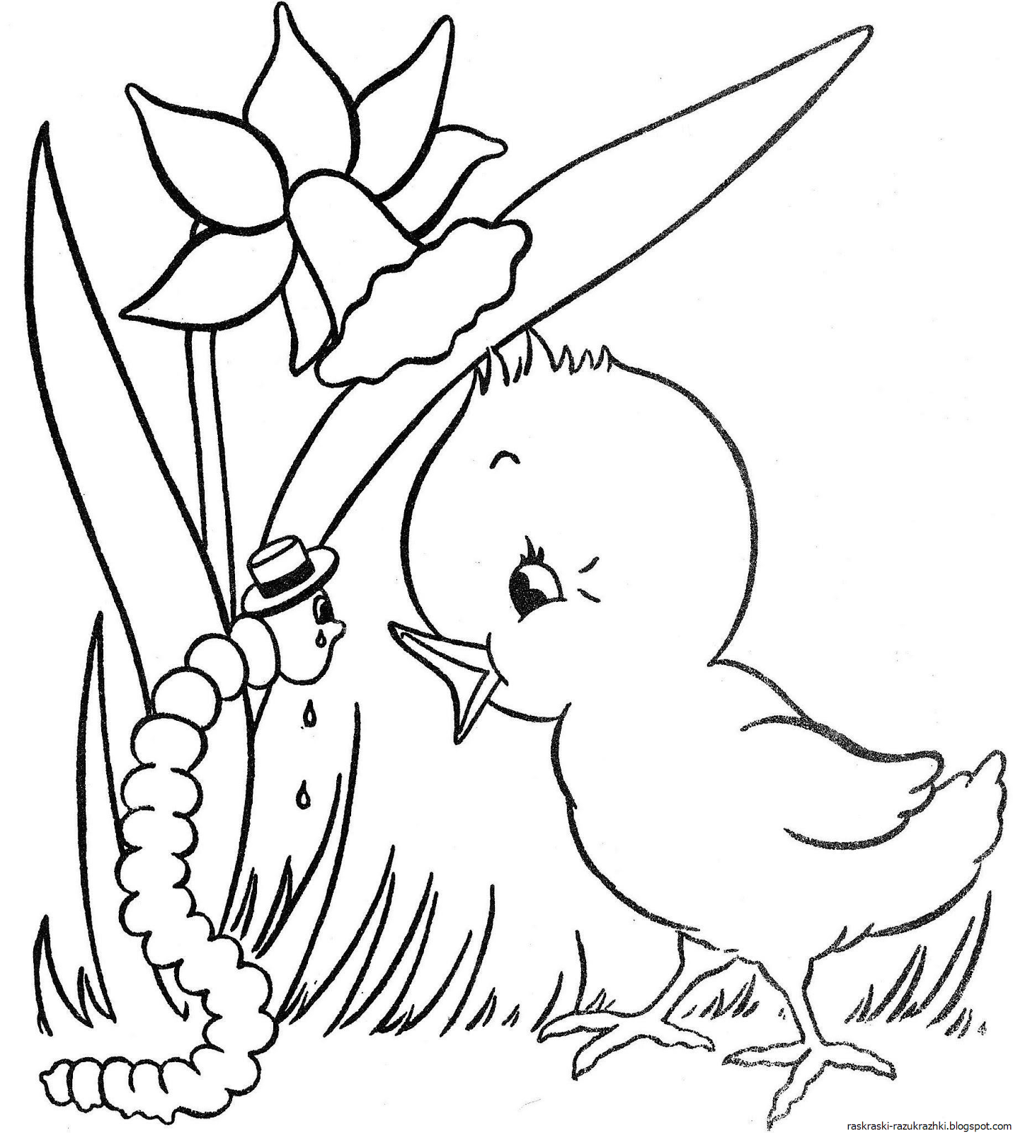 Раскраски Весна Для Детей 5 7