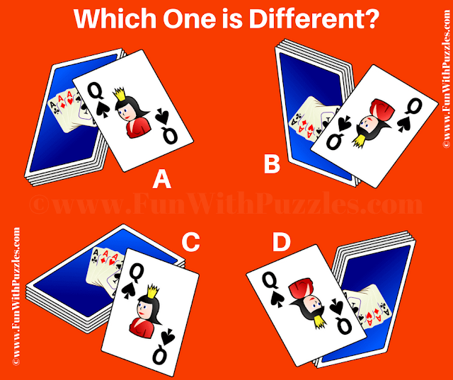 Odd One Out Game Riddle: Spot the Different Card Image
