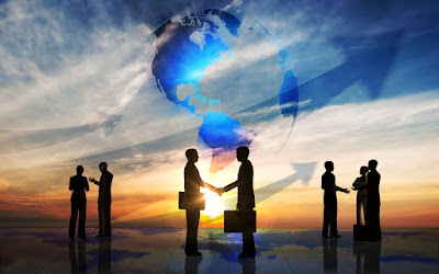 How to Move Good Customers to True Advocates silhouettes of business people meeting one-on-one and shaking hands