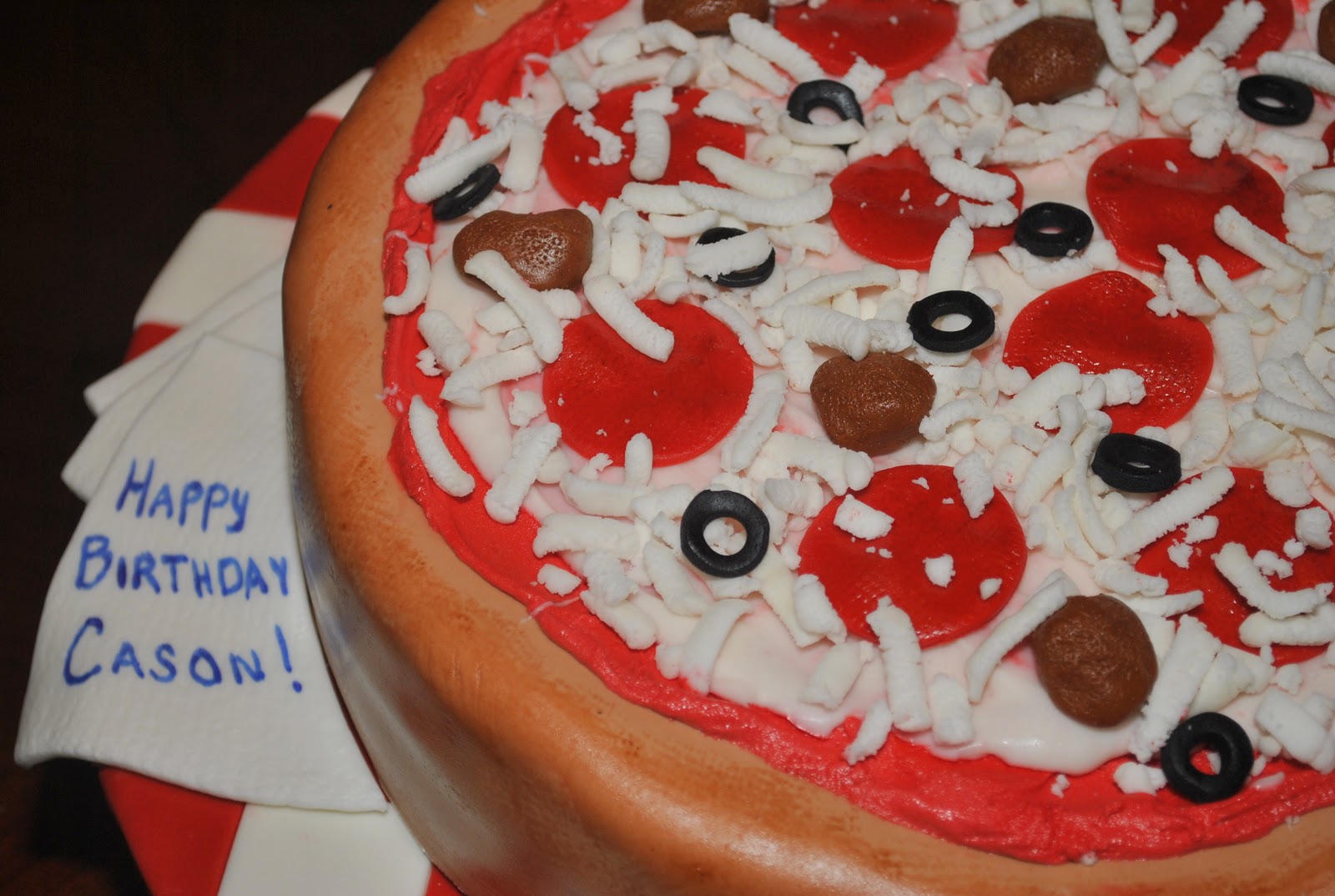 Hope's Sweet Cakes The "Pizza" Cake