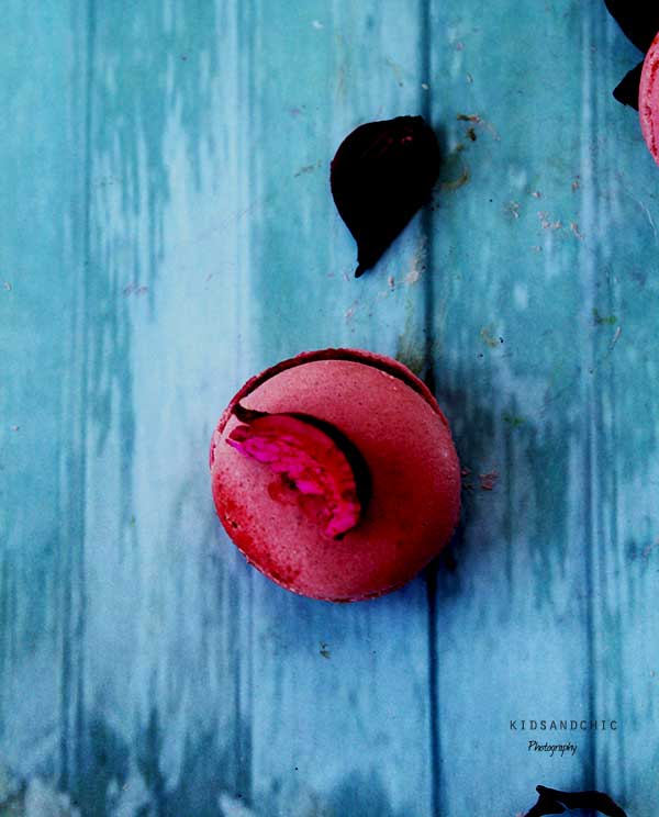 macarons de fresas -kidsandchic-