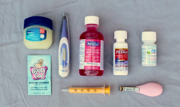 These are all of the medications I include in my toddler's diaper bag. This website gives a run-down of everything to pack in a diaper bag, along with a free printable checklist so you won't forget anything.