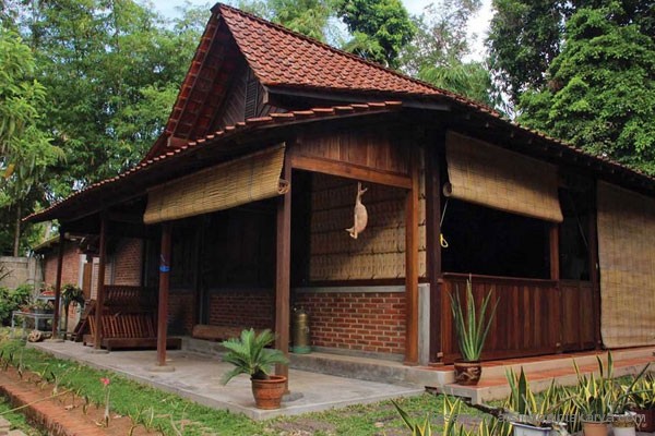 Desain Rumah Etnik Jawa Minimalis Contoh 2 Gambar