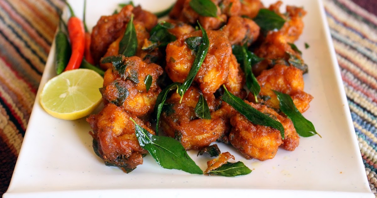 Crunchy Karuvepilla Eral (Curry Leaf Fried Prawns)